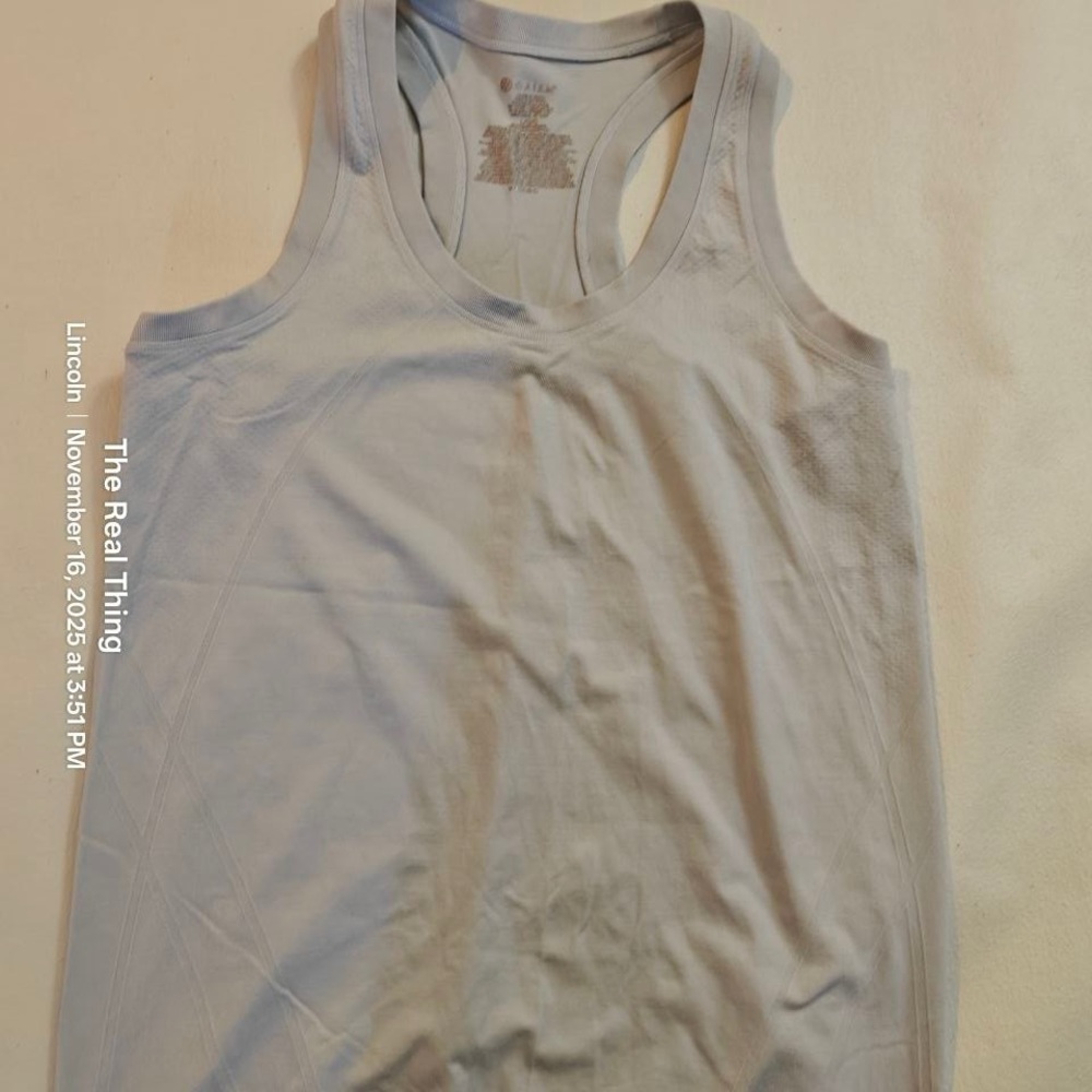 GAIAM Light Gray Tank Top